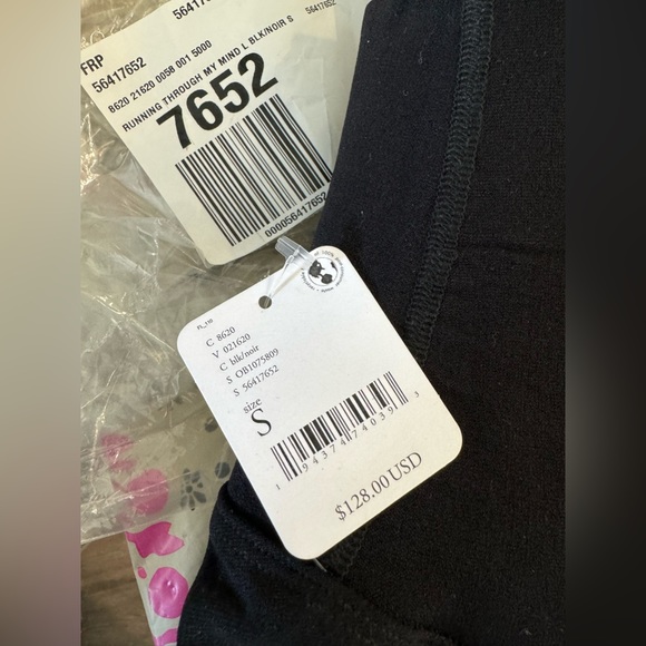 FREE PEOPLE MOVEMENT Running Through My Mind Blk/Noir Size SMALL - Picture 5 of 8